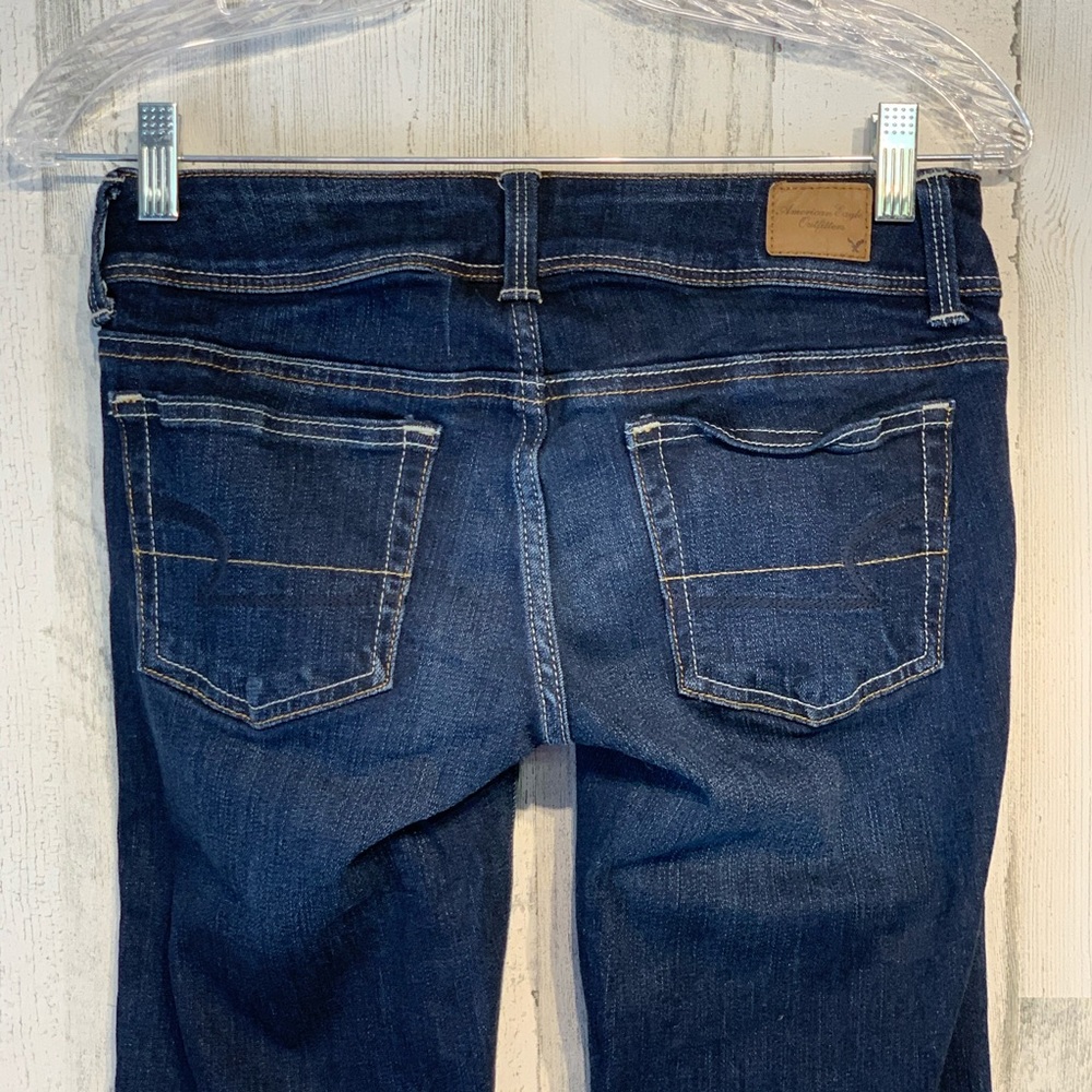 American Eagle Slim Boot Stretch Blue Jeans Sz 2